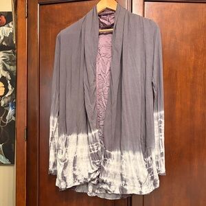 Bobo Gray Tie-Dye Women's Cardigan